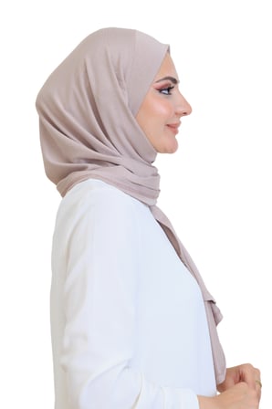 Penye Boyun Kapamalı Şal Başörtü Hazır Giyim Turban Esnek Jersey Şal