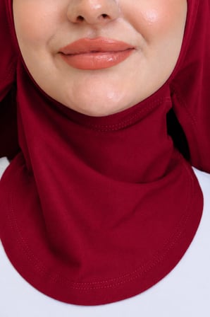 Penye Boyun Kapamalı Şal Başörtü Hazır Giyim Turban Esnek Jersey Şal