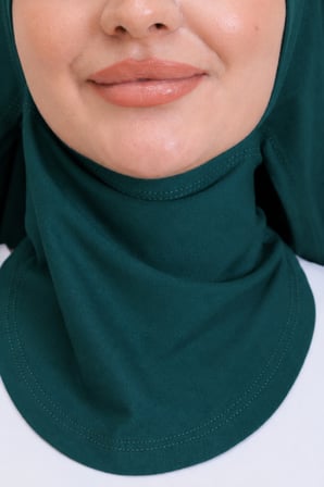 Penye Boyun Kapamalı Şal Başörtü Hazır Giyim Turban Esnek Jersey Şal