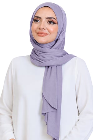 Penye Boyun Kapamalı Şal Başörtü Hazır Giyim Turban Esnek Jersey Şal