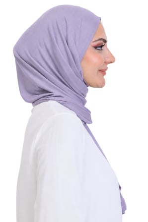 Penye Boyun Kapamalı Şal Başörtü Hazır Giyim Turban Esnek Jersey Şal