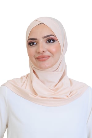 Kadın Hazır Türban Çapraz Tek Parça Pratik Namaz Başörtüsü