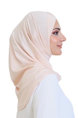 Kadın Hazır Türban Çapraz Tek Parça Pratik Namaz Başörtüsü