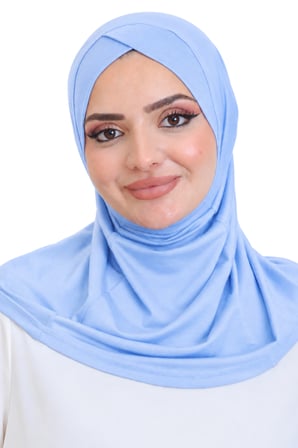 Kadın Hazır Türban Çapraz Tek Parça Pratik Namaz Başörtüsü