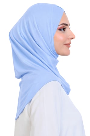 Kadın Hazır Türban Çapraz Tek Parça Pratik Namaz Başörtüsü