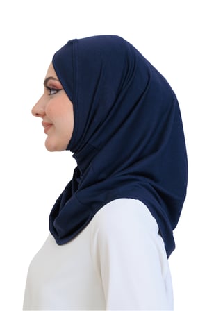Kadın Hazır Türban Çapraz Tek Parça Pratik Namaz Başörtüsü