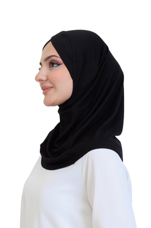 Kadın Hazır Türban Çapraz Tek Parça Pratik Namaz Başörtüsü