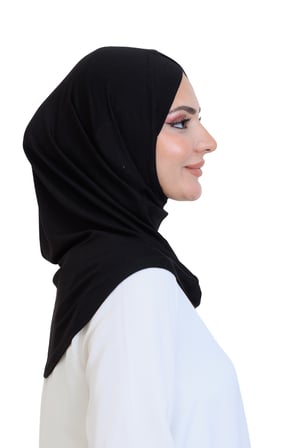 Kadın Hazır Türban Çapraz Tek Parça Pratik Namaz Başörtüsü