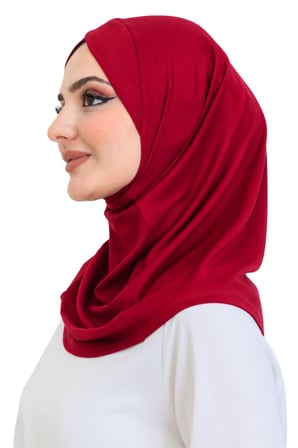 Kadın Hazır Türban Çapraz Tek Parça Pratik Namaz Başörtüsü