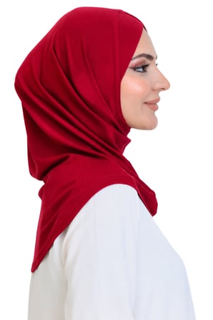 Kadın Hazır Türban Çapraz Tek Parça Pratik Namaz Başörtüsü