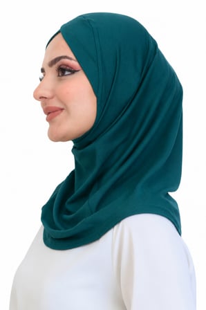 Kadın Hazır Türban Çapraz Tek Parça Pratik Namaz Başörtüsü