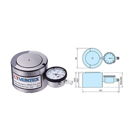 50mm VERTEX MANYETİK SAATLİ YÜKSEKLİK HİZALAMA (B)