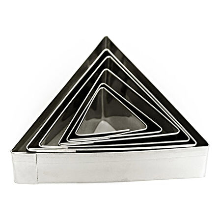 Volovan Metal Set 6 Parça - Üçgen