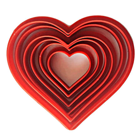 Volovan Set 6 Parça - Kalp