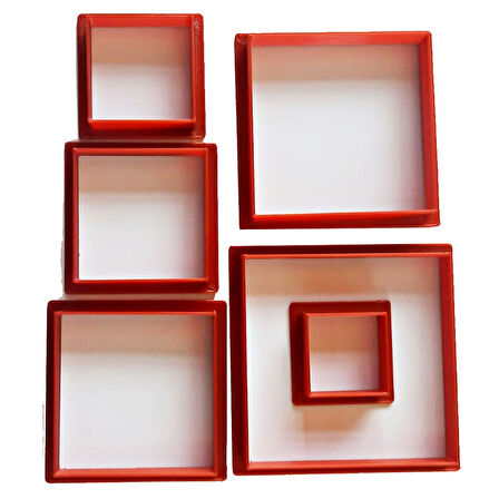 Volovan Set 6 Parça - Kare