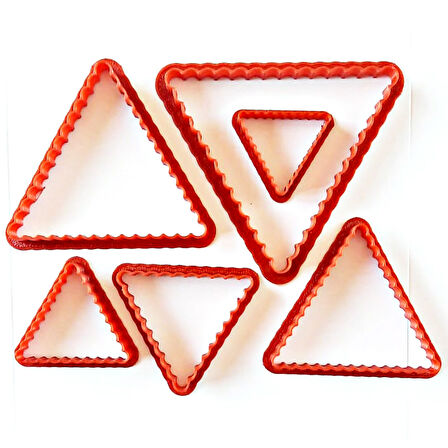 Volovan Set 6 Parça - Üçgen Tırtıklı