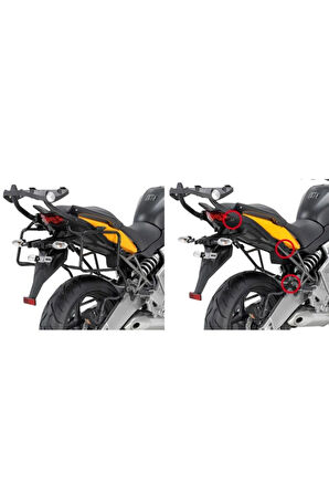 Plr450 Kawasaki Versys 650 (10-14) Yan Çanta Demiri Uyumlu