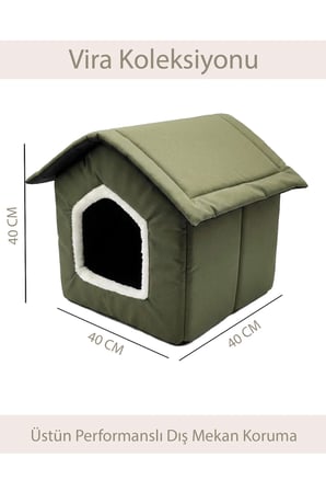 Vira Model Kedi ve Köpek Yatağı (SU GEÇİRMEZ)