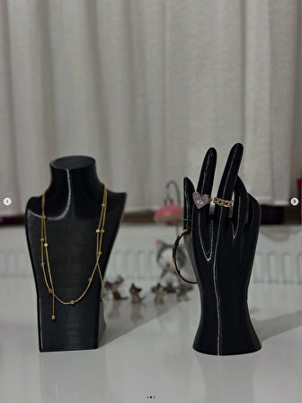 Modern Takı Stand Seti,organizer,dekor,premium,yüzük standı,kolye standı,işlevsel dekor