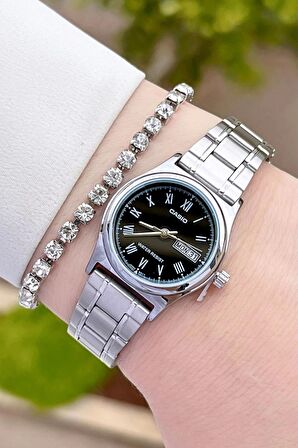 Casio CSISTE27 Takvimli Hediye Paketli Kadın Kol Saati ve Bileklik