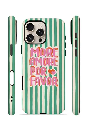 iPhone 16 Pro Vorian Çift Katmanlı Kılıf More Amore Green