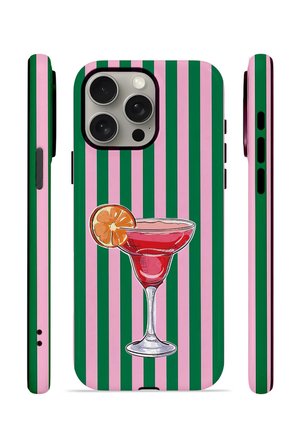 iPhone 15 Pro Vorian Çift Katmanlı Kılıf Pink Citrus Cocktail