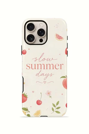 iPhone 16 Pro Max Vorian Çift Katmanlı Kılıf Slow Summer Days