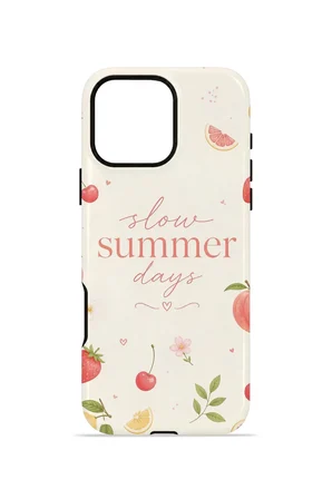 iPhone 16 Pro Max Vorian Çift Katmanlı Kılıf Slow Summer Days