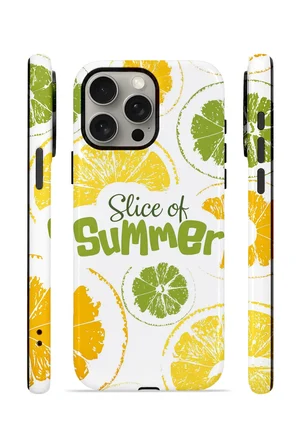iPhone 15 Pro Vorian Çift Katmanlı Kılıf Slice Of Summer