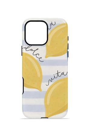 iPhone 16 Pro Max Vorian Çift Katmanlı Kılıf Dolce Vita Lemon