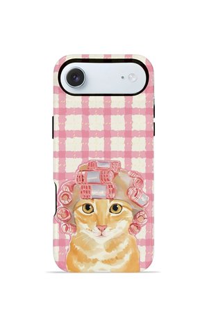 iPhone 17 Air Vorian Çift Katmanlı Kılıf Pink Picnic Cat