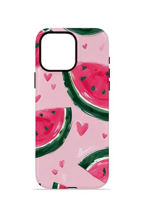 iPhone 15 Pro Vorian Çift Katmanlı Kılıf Watermelon Hearts