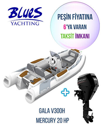 GALA V300 VIKING + MERCURY 20HP