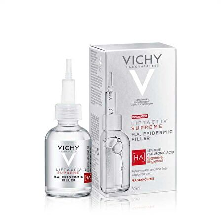 Vichy Liftactive Supreme Yaşlanma Karşıtı Hyalüronik Asit 30 Yaş + Gece-Gündüz Yüz ve Boyun Serumu 30 ml 