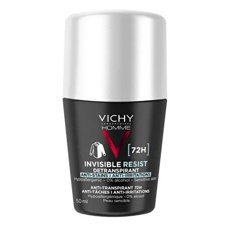 Vichy Homme İz Ve Terleme Karşıtı Roll On 72 Saat 50 Ml