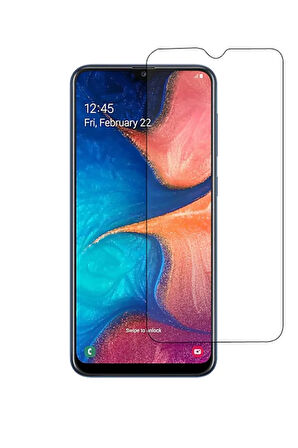 Samsung Galaxy A20 Ekran Koruyucu Cam Tam Uyumlu Temperli Cam Kırılmaz Cam