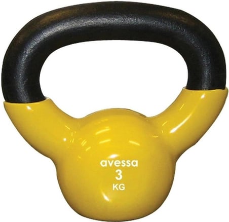 Özel Seri KETTLE-3 kg PVC Kettle Dambıl 3 kg Kas Direnç Hareket