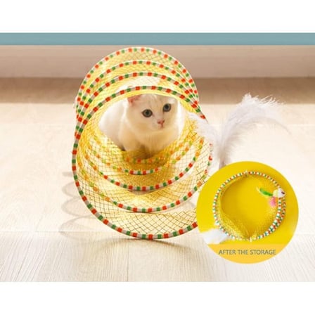 Özel Seri Aktivite Eğlence Vakit Katlanabilir Kedi Tüneli