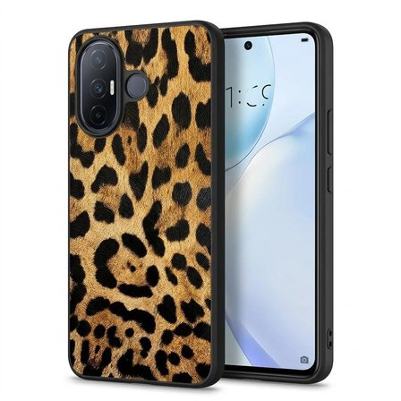 Vivo V60 Lite Uyumlu Kılıf Leopar Desenli Kapak Hlt-Leopar