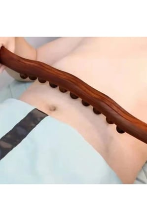 5 Adet Doğal Ahşap Masaj Sopası – 60 CM Sırt Masajı Ve Nokta Tedavisi İçin Ergonomik Wooden Massage Stick