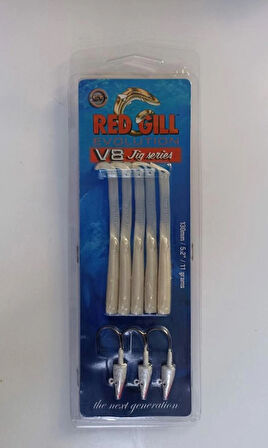 RED GILL V8 13CM 11GR SILVER PEARL