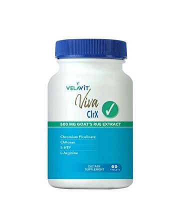 Velavit Viva ClrX Takviye Edici Gıda 60 Tablet