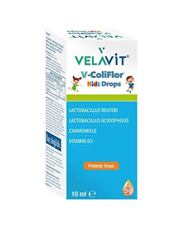 Velavit V-Coliflor Kids Drops 10 Ml Damla