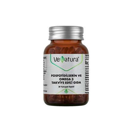 Fosfotidilserin Ve Omega3 Takviye Edici Gıda 30 Yumuşak Kapsül