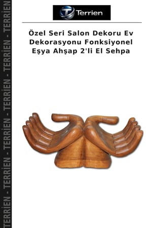 Özel Seri Salon Dekoru Ev Dekorasyonu Fonksiyonel Eşya Ahşap 2'li El Sehpa