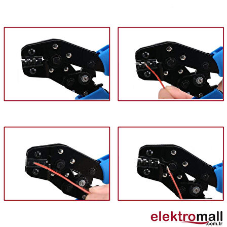 SN-01BM Ayarlı Terminal Tel Kablo Sıkma Pensesi