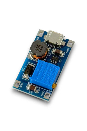 MT3608 DC-DC Voltaj Yükseltici Ayarlanabilir Modül - USB Girişli - 2A