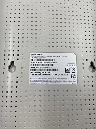 AT&T VAB-1 İş Gelişmiş İletişim Yönlendiricisi için Telefon Router