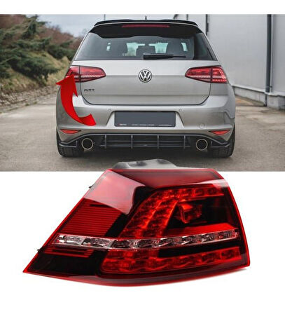 5G0945207  STOP LAMBASI DIŞ SOL (LED) VW GOLF-7 / GOLF7.5