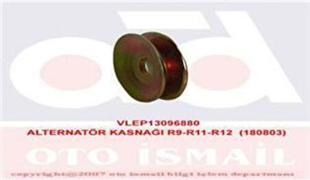 Valeo 096880 Alternatör Kasnağı Renault Renault 9- Renault 11- Renault 12 180802 9945593